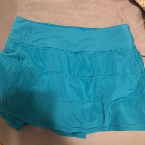 blue lululemon skirt